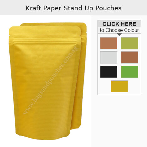 Kraft Paper Stand Up Pouches Kraft Paper Stand Up Pouches