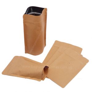 Stand Up Pouch with Zipper & Valve for Coffee Packaging