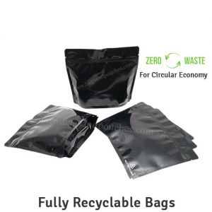 Recyclable Stand Up Pouches Wider Width Size