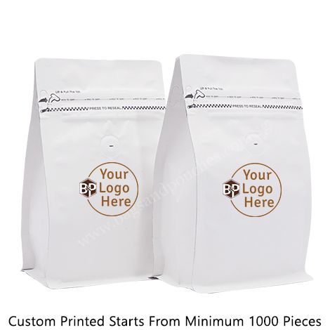Flat bottom pouch with discount zipper